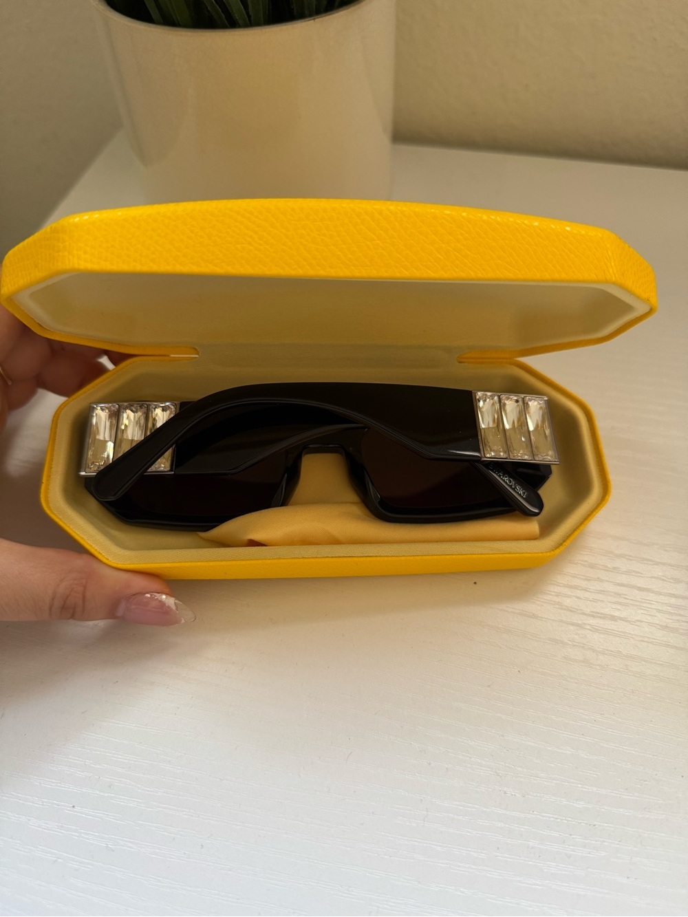 Swarovski Black sunglasses - Women Accessories